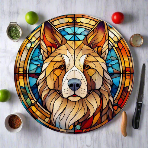 Akita Circular Glass Suncatcher Worktop Saver